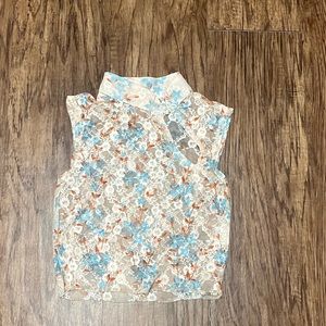 Lace Floral unbranded top